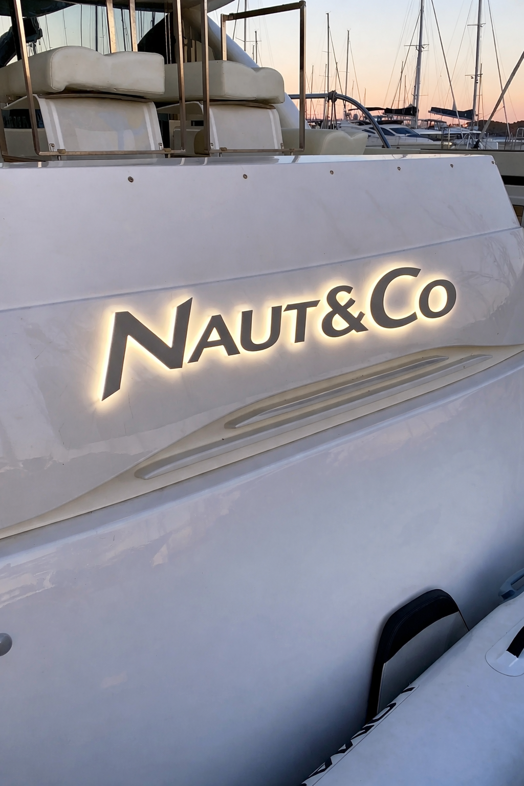 Letras de acero para barcos